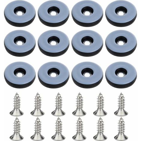 32 pezzi cuscinetti per sedie da inchiodare cuscinetti per mobili da inchiodare cuscinetti rotondi da 22 mm cuscinetti per sedie cuscinetti per mobili in feltro per tavolo sedia protezione gambe mobil (1/5)