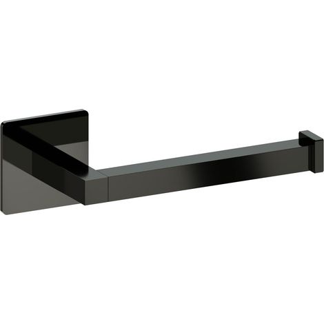 BELTRAN 20256 LUKA Portarrollos Sin Tapa Cromo Negro Adhesivo - ref: 064-20256