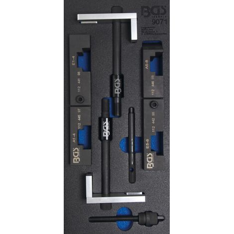 Insert de servante d'atelier 1/3 : Coffret de calage pour BMW / Land Rover V8 BGS