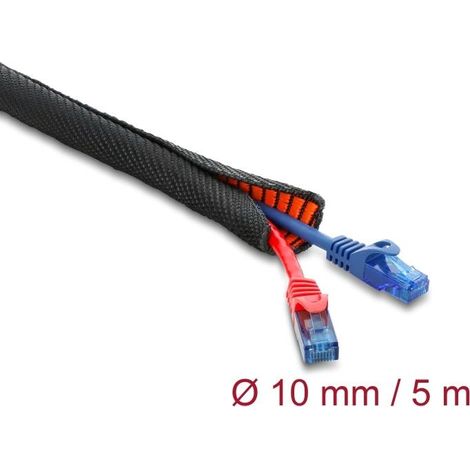 Guaina protettiva delock 19020 autoclosing doppio strato 5m 10mm