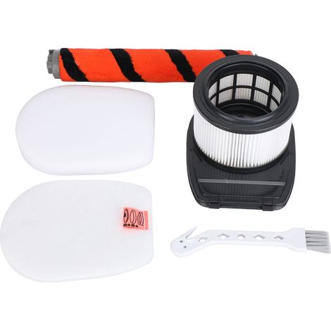 Brosse Rouleau Filtre Blanc Coton pour Aspirateur Shark IZ300UK IZ320 - Kit Nettoyage