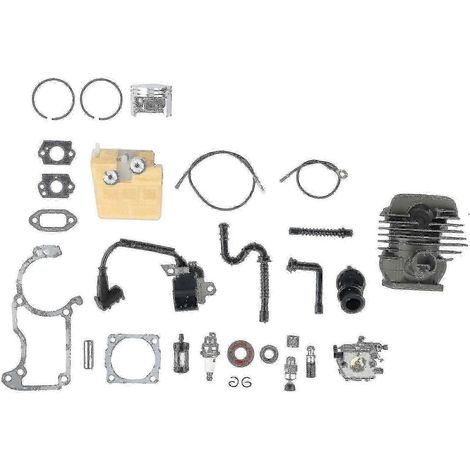 44mm Cylinder Piston Kit Compatible Stihl Ms260 Carburetor Ignition Coil Air( ) (1/5)