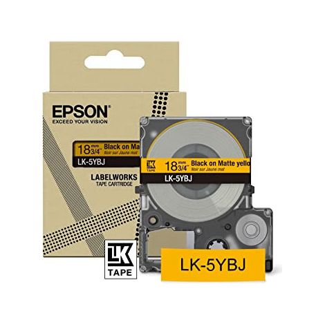 Epson C53S672075 ruban d'étiquette Noir sur jaune