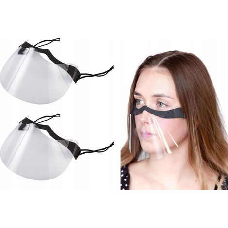 Mini masque de protection faciale, masque pour le nez et la bouche x2 (1/5)