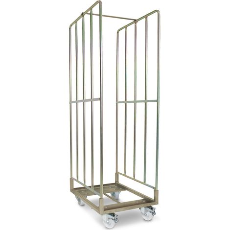 BRB Rollcontainer/Gitterrollwagen, Tragkraft 500 kg, BxTxH 480 x 640 x 1740 mm (1/3)