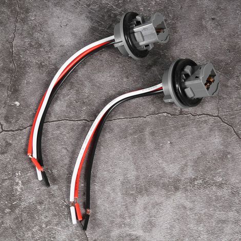 2-teiliger Kfz-Glühlampensockel T20 7443, LED-Adapter für Bremslichter