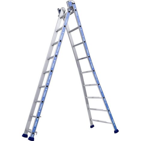 Scala convertibile in platino 2 piani - TUBESCA - 2m64/4m60 - 02442609