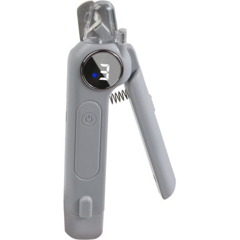 Irovami Lime/coupe-ongles 2 en 1 – USB, silencieux, LED – Idéal pour chien, chat, toilettage (1/5)
