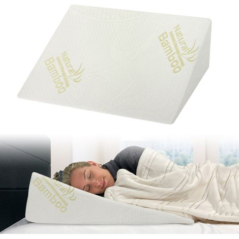 Cuscino Cuneo Da Lettura Ergonomico Letto E Divano Sollevatore Gambe Pesanti Schiena Fodera In Bambù Prodotto Italiano Circolazione Ginocchia Antireflusso Schienale Testata Letto Sfoderabile (1/5)