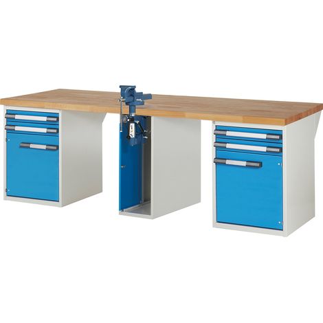 eurokraft pro, Établi, système modulaire Série 7000, 4 tiroirs (1/2)