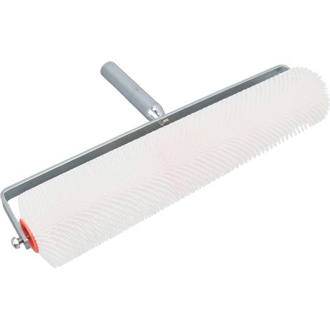 Rouleau à pointes PVC 28 mm, autolissant, débullage, aiguilles épaisses rondes, outil de construction pour époxy et ciment, aération des sols (1/5)