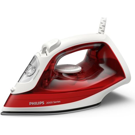 Philips - DST2010/40 Fer a repasser Série 2000 - Débit de vapeur 25 g/min - 2000 W - Rouge (1/5)