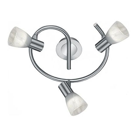 Faretto spot soffitto LEVISTO argento 3xE14 Trio 871090307 (1/4)