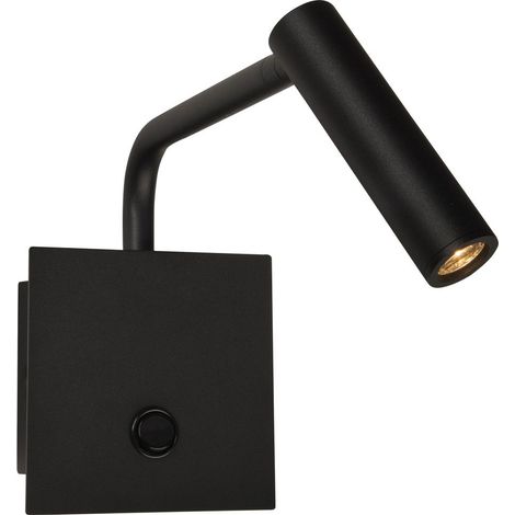 Merano Carolina Liseuse Sable Noir Aluminium LED 3W 3000K 190Lum
