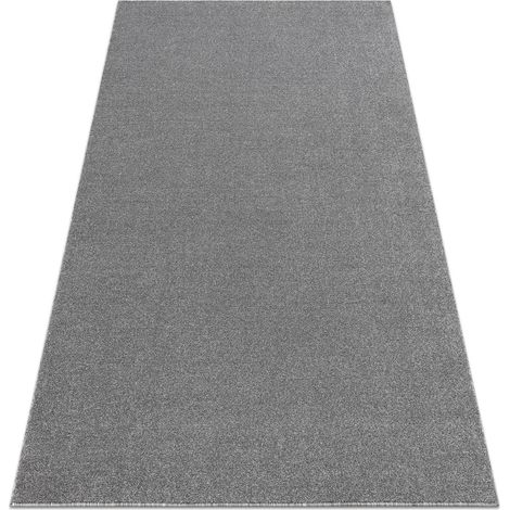 Alfombra ETON PLUS color gris claro, monocromática, uniforme, lisa grey 200x250 cm