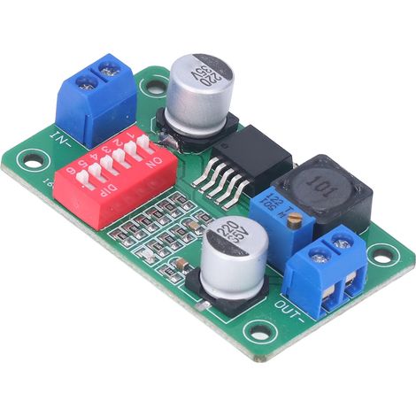 Module abaisseur DC-DC (5 pièces), régulateur d'alimentation ajustable, affichage de la tension de consigne 3,3 V/5 V LM2596SADJ (1/5)