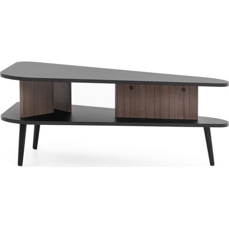 Couchtisch in graphit mit Holzoptik PRETORIA-132 (1/4)