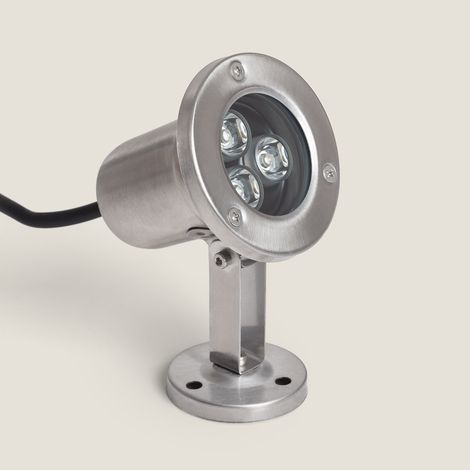 LED-Strahler Oberfläche 3W Tauchfähig 12V DC IP68 3000K Warmweiß