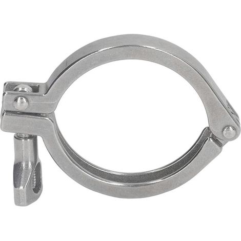 Schlauchschelle aus Edelstahl 304 für Wasserleitungen, robuste Einlaschenbefestigung mit Flügelmutter, Typ 76 (1/5)