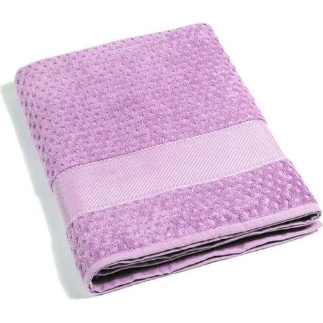 CALEFFI Telo Bagno in Cotone Sirena '99 Standard Spugnissima Tinta Unita Ciclamino