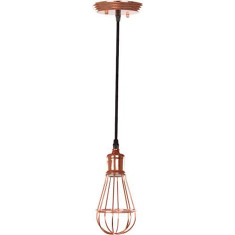 Lampe Suspension Design "Manamo" 23cm Cuivre (1/3)