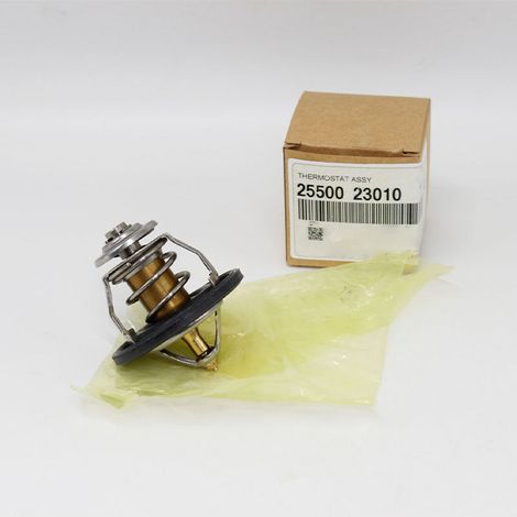 Die Referenznummer 2550023010 ist für Kühlmittelthermostate in Hyundai Santa Fe, Sonata, Kia und Ford Motoren geeignet. (1/4)
