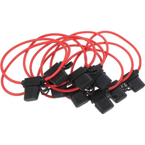 Compatible avec les porte-fusibles 40 A pour voitures et camions, lot de 10, type à fiche droite (1/5)