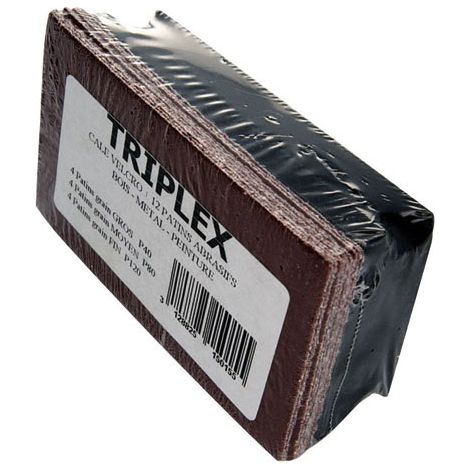 Tivoly • Set da 13 Pezzi • 1 Blocco Abrasivo Morbido Ø12070mm Autobloccante • 12 Fogli Abrasivi