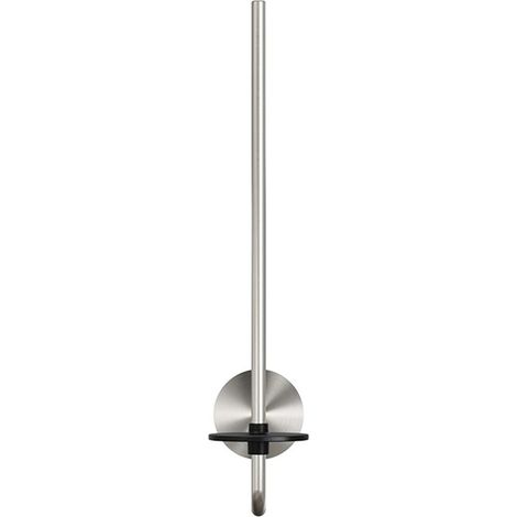 Geesa Ersatzrollenhalter Opal zum Schrauben Klopapierhalter schwarz/Edelstahl gebürstet (1/4)
