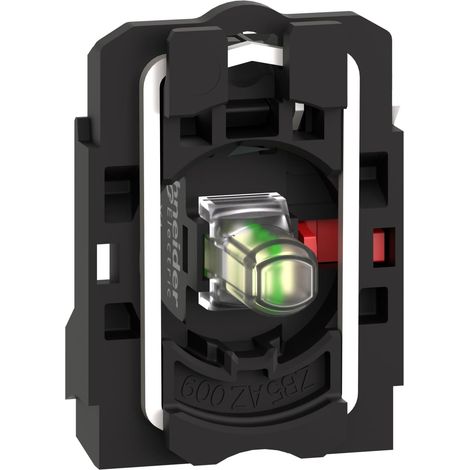 Corpo per pulsante luminoso Ø22 - LED universale 1NC- 24vac/dc - ZB5AW0B12