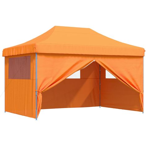 Partyzelt 292 x 440 x 315 cm Orange Oxford-Stoff vidaXL