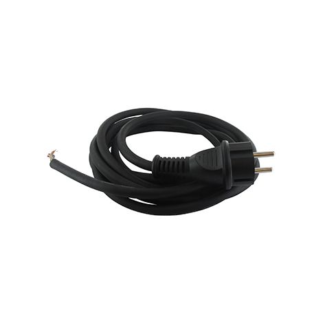 Cavo elettrico in gomma 2x1,5mm² Lunghezza: 4,00m.