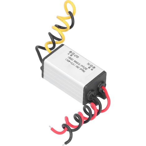 Transformateur abaisseur DC 24V vers 13.8V 4A 55W convertisseur régulateur alimentation pour véhicule IP67 boîtier aluminium résine époxy (1/5)