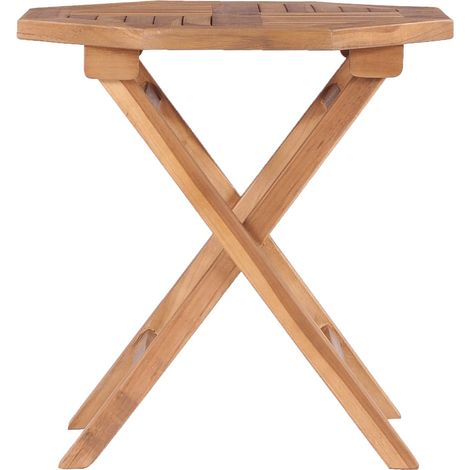 Maison Exclusive - Tavolo da Giardino Pieghevole 45x45x45 cm in Legno di Teak