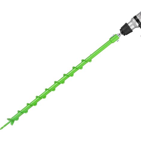 Mèche Tarière pour Perceuse φ 20 mm, Foret Tarière de Plantation 80 x 790 mm, Outil Robuste pour Plantation de Bulbes, Accessoires de Perçage, pour Clôtures de Jardin et Creuser des Trous Sol (1/5)