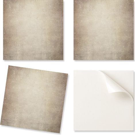 Azulejos decorativos de vinilo para pared con textura impresa de paredes antiguas, 9x30x30 cm.