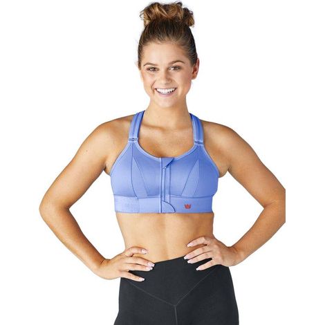 SOUTIEN-GORGE DE SPORT BLEU SHEFIT MAINTIEN FORT RÉGLABLE 3XL (1/5)