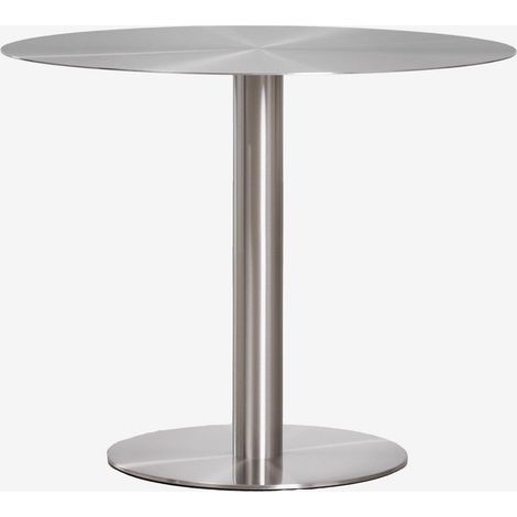 SKLUM Runder Esstisch aus Edelstahl Xiren  Ø120 cm                                 