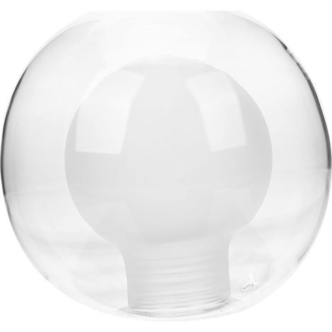 Abat-jour globe en verre dépoli pour un éclairage décoratif diffus, facile à installer, convient au (1/5)
