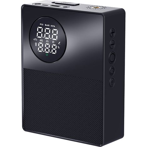 Decdeal Démarreur de saut avec compresseur d'air 1000 A Peaks Booster de batterie automobile (jusqu'à 4,0 L d'essence ou 2,5 L de moteurs diesel) Fonction de banque de lumière LED Gonfleur de pneu num (1/5)