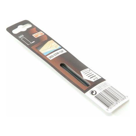 Bahco 302-53W-12P Lames pour scies a chantourner/bois Fine 3 TPI, Gris