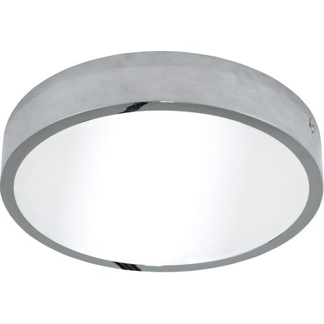 Downlight LED redondo "Kaju" (30W 4200K 2600lm) IP44 fabricado en aluminio color cromo (1/6)