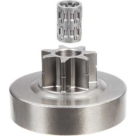 Pignon pour tronçonneuse Stihl 3/8". 7 dents. Hauteur cloche 18,8 mm (1/4)