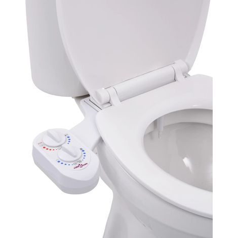 Accessoire bidet pour siège de toilette, eau chaude/froide, buse unique (1/5)