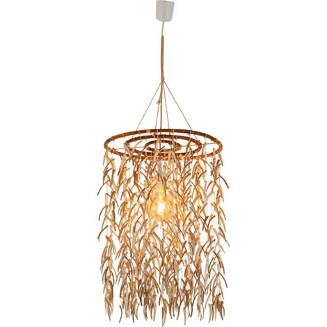 Naeve KOKOS Suspension Plafonnier Beige 1xE27 (1/4)