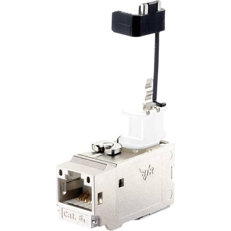 Module RJ45 encastrable Keystone CAT 6a Metz Connect 130B23-E R07165 (1/4)