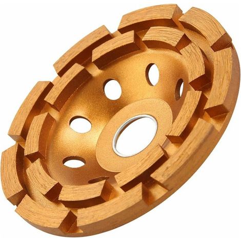 Diamond Concrete Grinding Wheel 5 inch for Polishing and Cleaning Stone Concrete Surface, Cement, Marble, Rock, Granite, and Thinset Removing, Angle Grinder Wheels Cup (1/5)