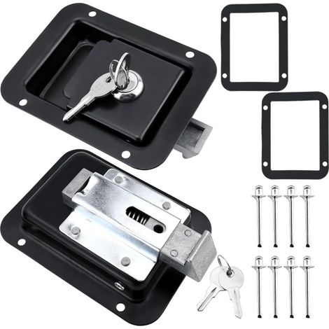 de verrous de porte à rivets fixes pour caravanes et