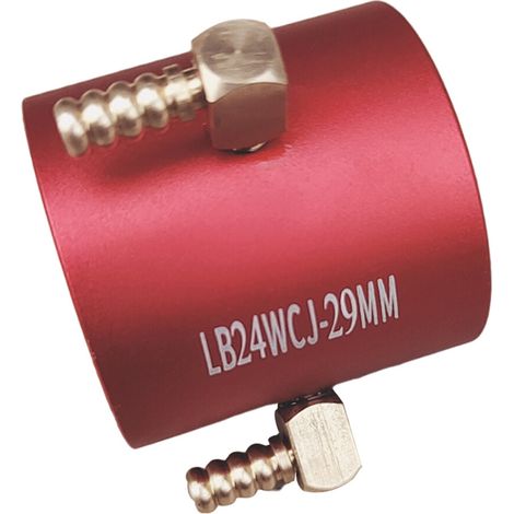 Disipador de calor de aluminio de 24 mm/36 mm para la refrigeración por agua del motor, compatible con motores sin escobillas de la serie 24 para embarcaciones.