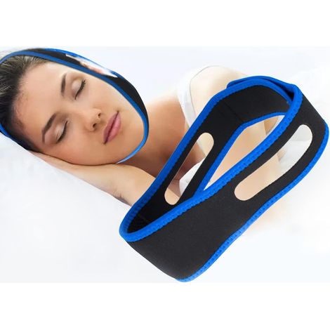 Mentonnière anti-ronflement, dispositif anti-ronflement efficace pour arrêter de ronfler, aide au sommeil, aide à la réduction du ronflement